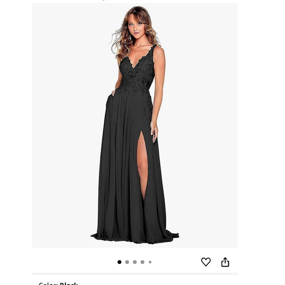 Elegant Black Evening Gown
